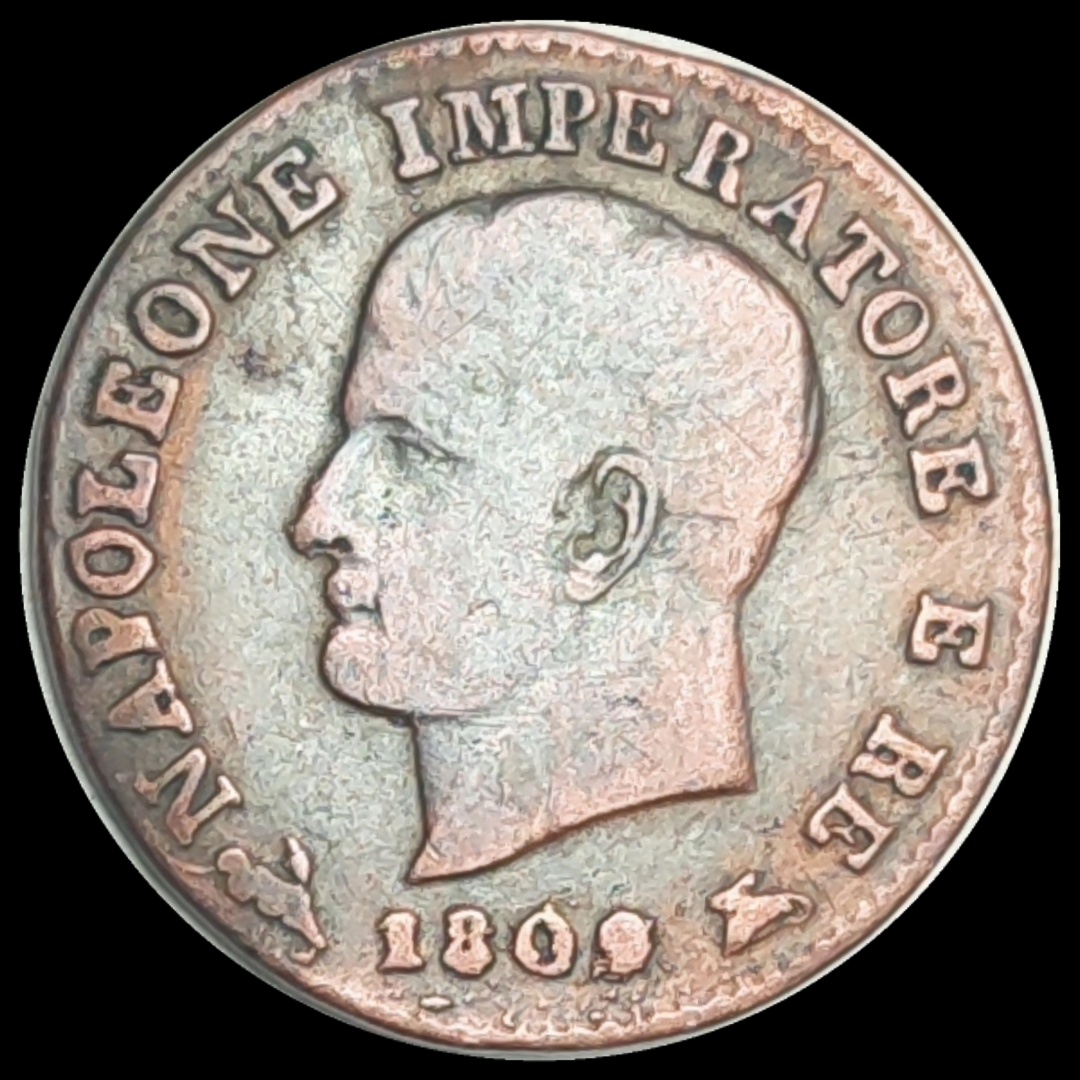 1-Centesimo-1809-B-Regno-D'italia-/-Italy